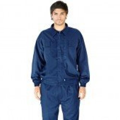 Cazadora antiestática e ignifuga permanente