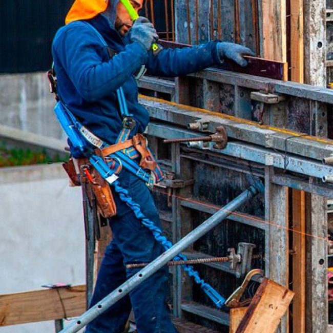 Instalación de líneas de vida en Madrid Sur
