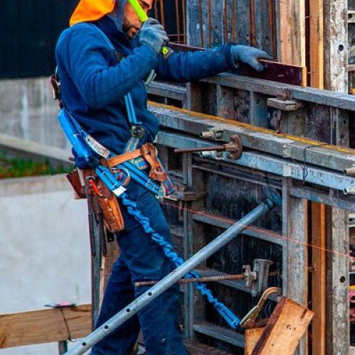 Instalación de líneas de vida en Madrid Sur